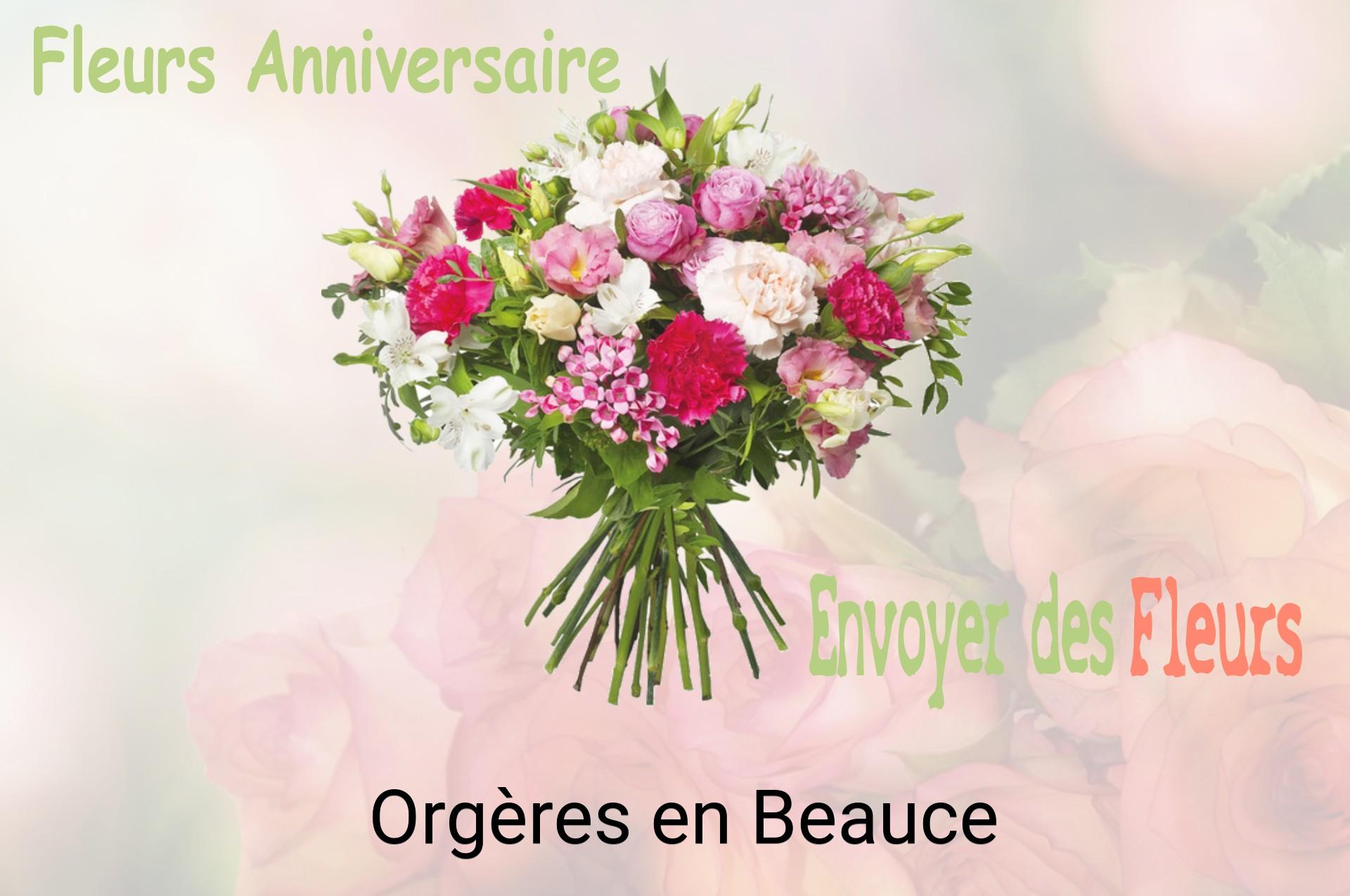 Bouquet de fleurs d’anniversaire livré à Orgères-en-Beauce